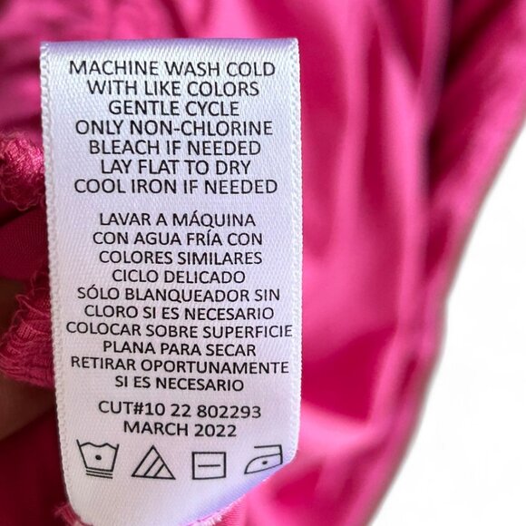 Pink Ruched Pull-on Sheath Sleeveless Dress by Whitney Port | |Size Large - Picture 8 of 9